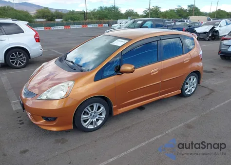 2010 Honda Fit Sport из США, поврежденный, VIN JHMGE8H47AS020076